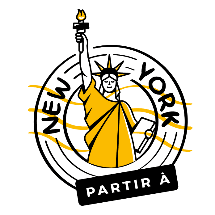 Partir à New York logo