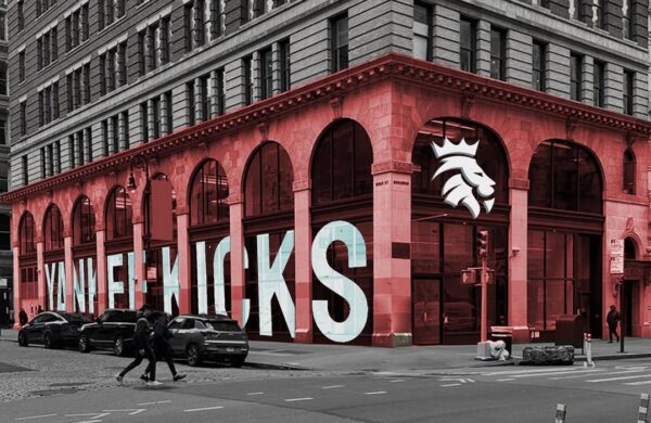 Façade Yankee Kicks magasins de sneakers à New-York