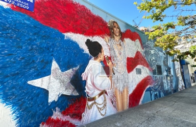 Fresque murale de Jennifer Lopez dans le Bronx