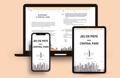 Jeu de piste digital pour visiter Central Park