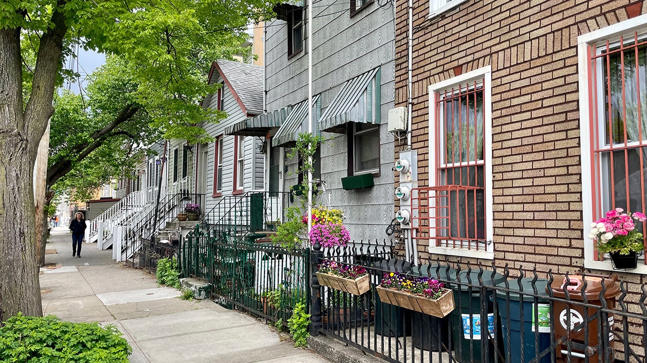 Maisons à Red Hook, Brooklyn