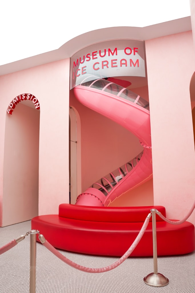 Entrée du musée de la glace à New York