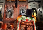 Maison décorée pour Halloween à New York