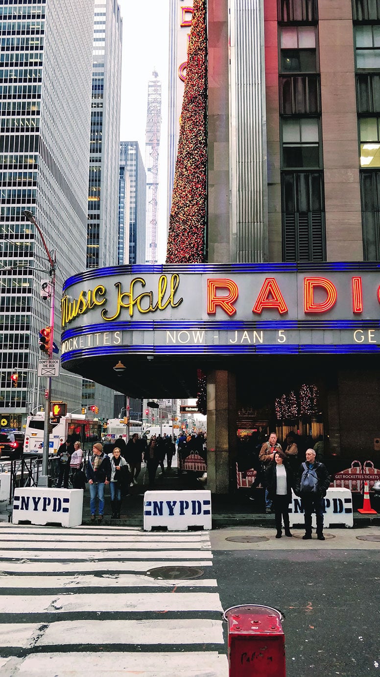 Radio City Music Hall à New York : une salle de concert iconique