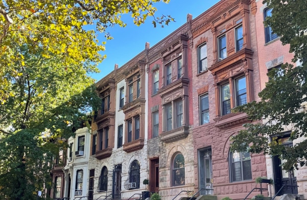 Les rues du quartier de Park Slope à Brooklyn