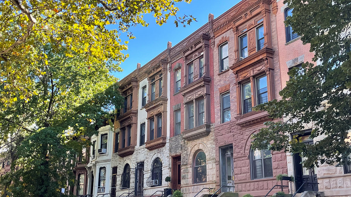 Les rues du quartier de Park Slope à Brooklyn
