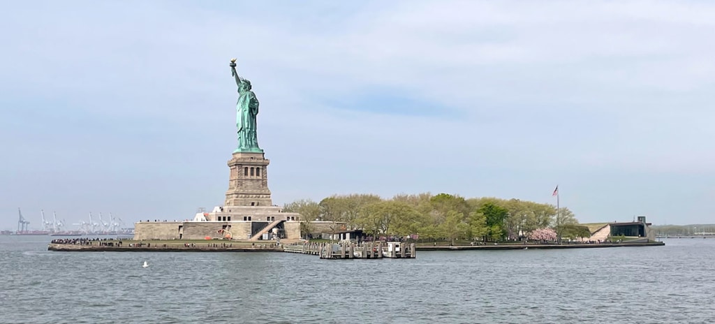 Statue de la Liberté sur Liberty Island à New York