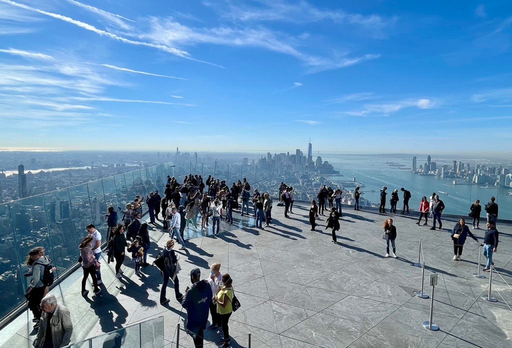 Vue depuis The Edge à New York