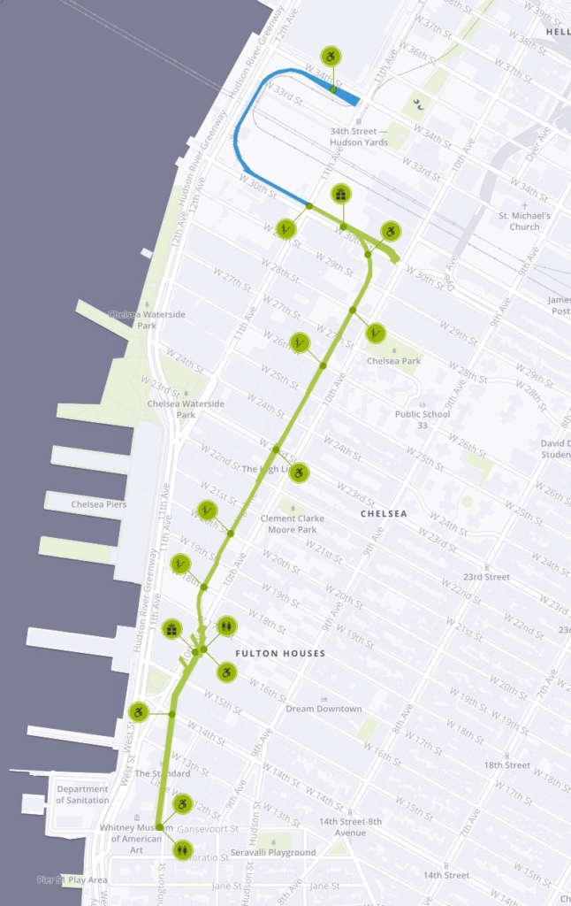 plan-high-line-new-york - Blog voyage New York