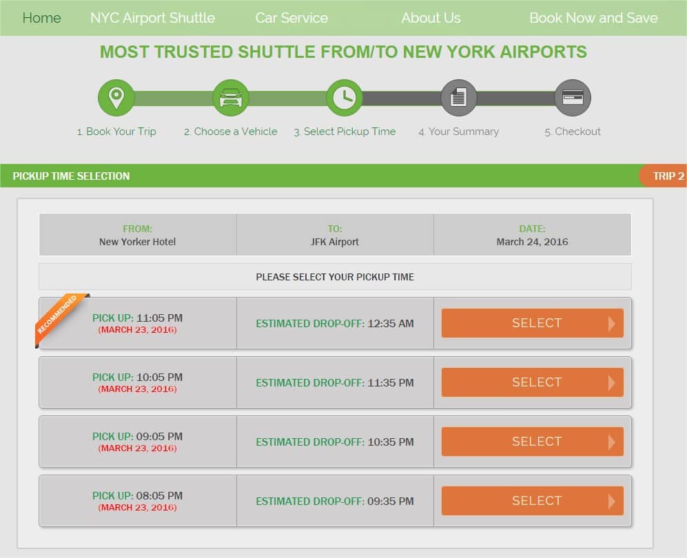 Navette Aéroport New York Réservez Votre Transfert Vers