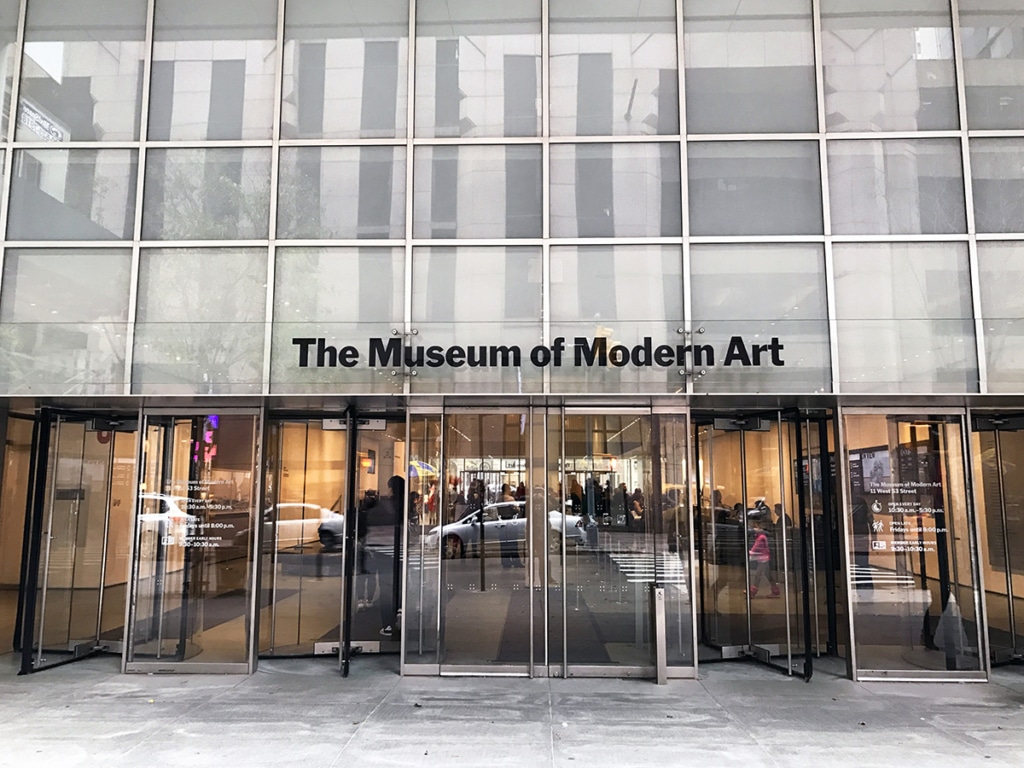 Extérieur du musée MoMA à New York