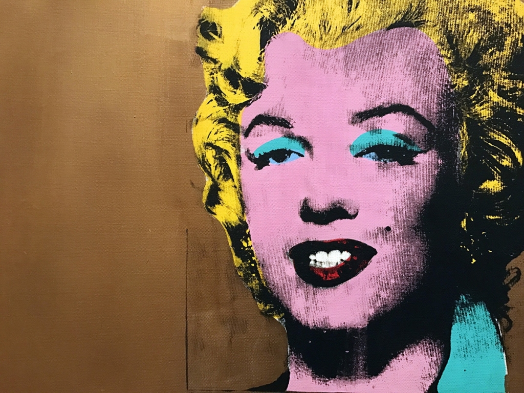 Marilyn Monroe de Andy Warhol visible au MoMA, The Museum of Modern Art à New York