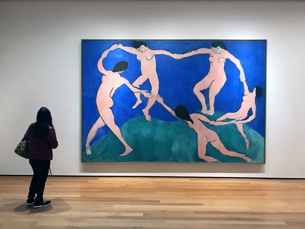 Femme qui dansent, oeuvre visible au MoMA à New York