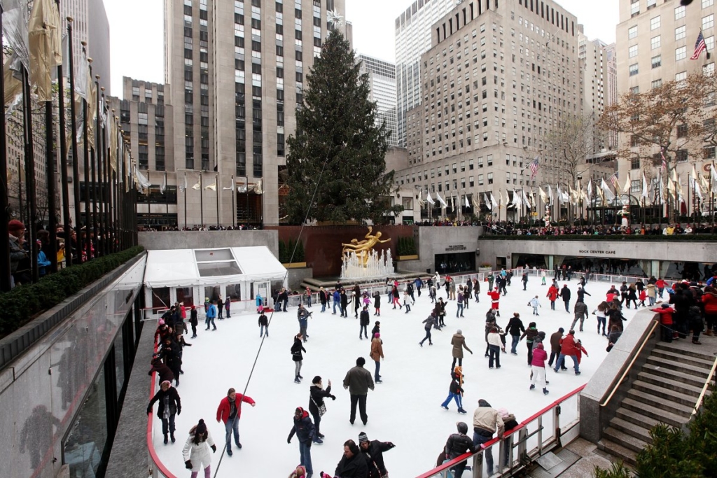 patinoire du Rockefeller Center à New York