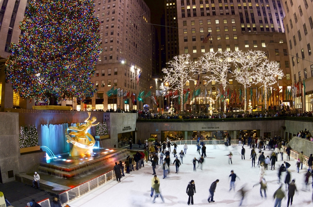 patinoire du Rockefeller Center à New York