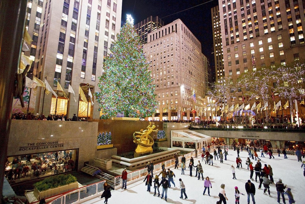 patinoire du Rockefeller Center à New York