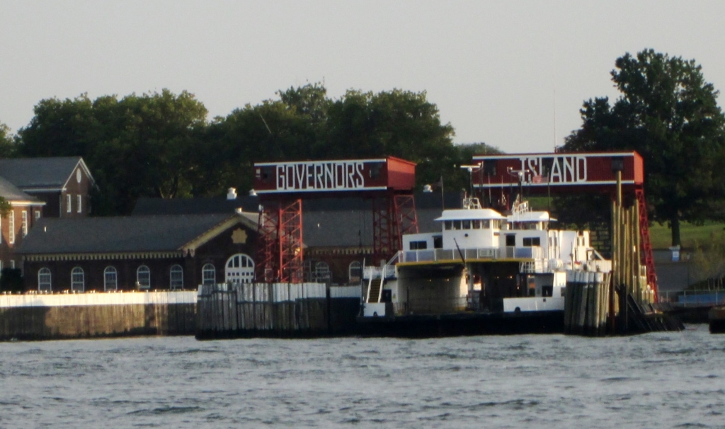 Arrivée du ferry Governors Island