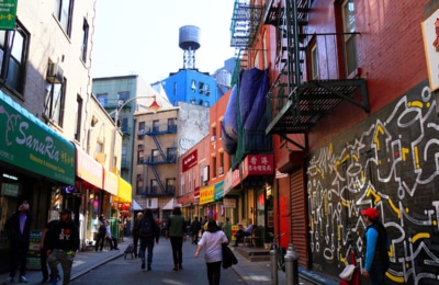 Doyer Street à Chinatown à New York