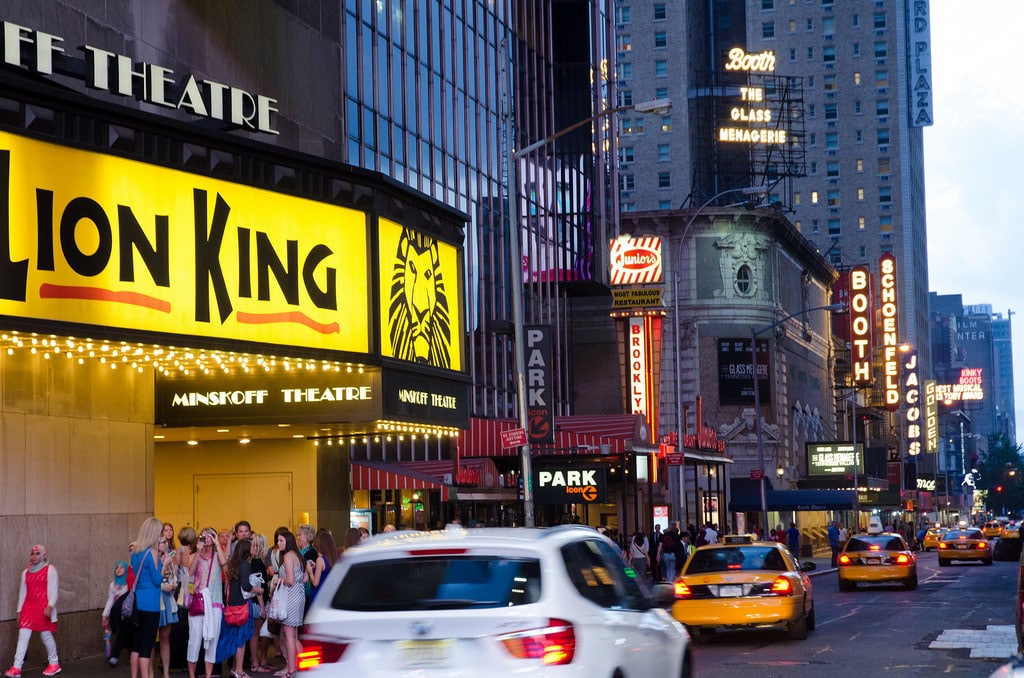 Minskoff Theatre est la salle de spectacle où est jouée la comédie musicale Le Roi Lion