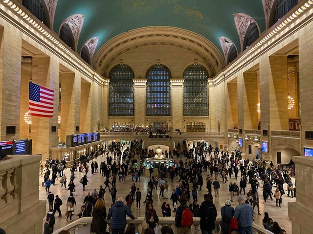 Intérieur de Grand Central Terminal, gare de New York