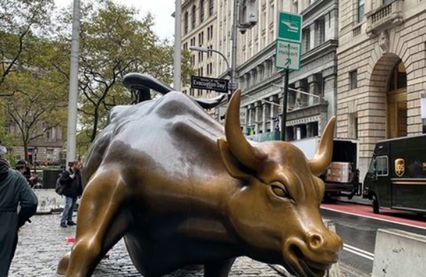 Charging Bull : statue du taureau à New York