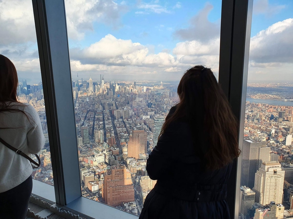 Vue depuis l'observatoire le One World Observatory