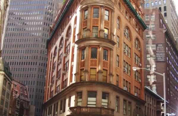 Façace extérieure du restaurant Delmonico's à New York