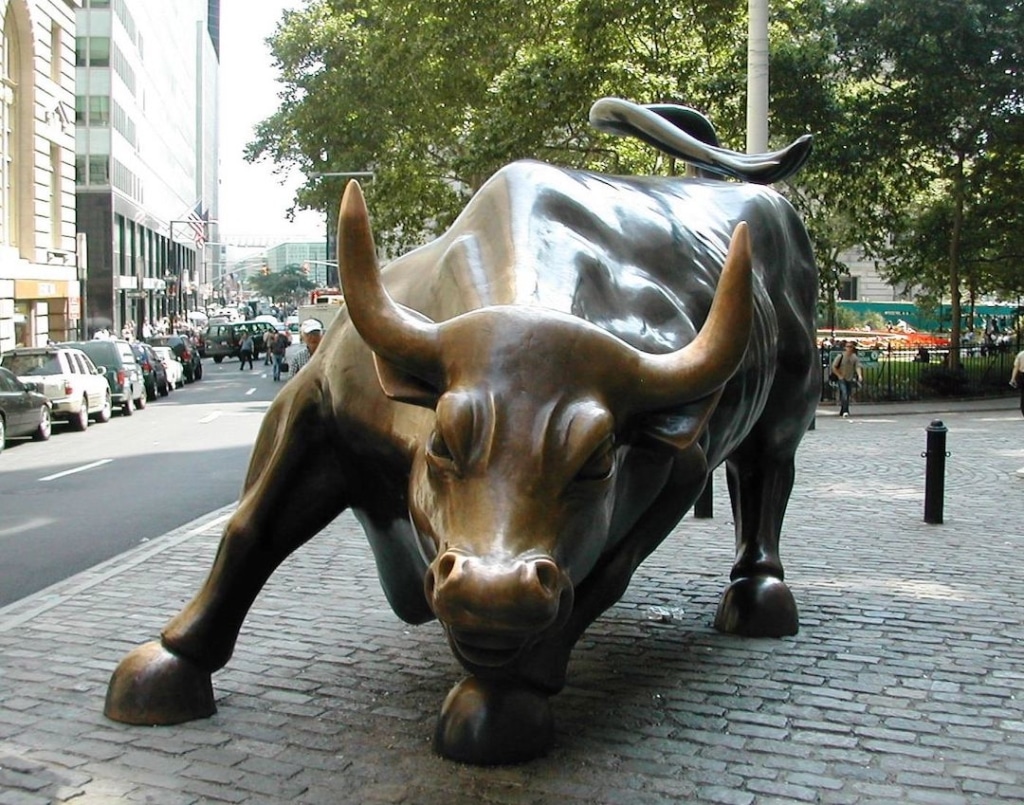 Statue du taureau de Wall Street