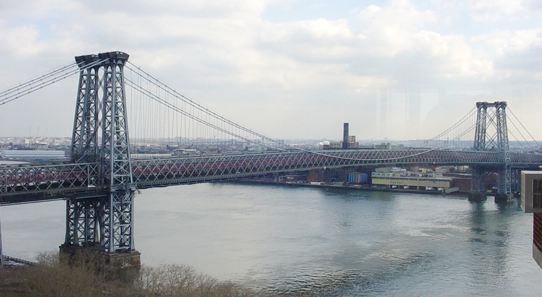 Pont de Williamsburg au dessus de l'East River à New York