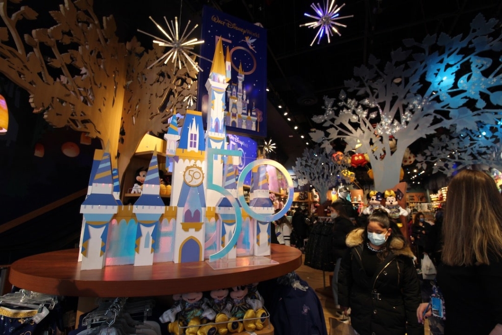 Chateau dans le Disney Store à New York
