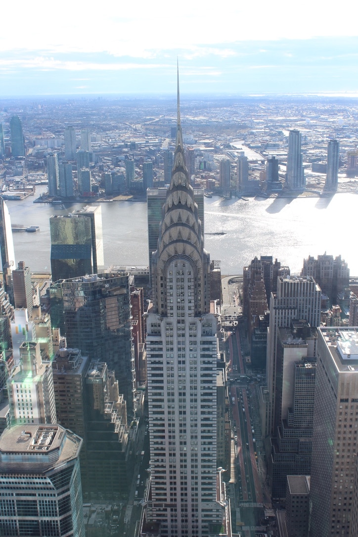 Vue du Chrysler Building depuis le One Vanderbilt Summit