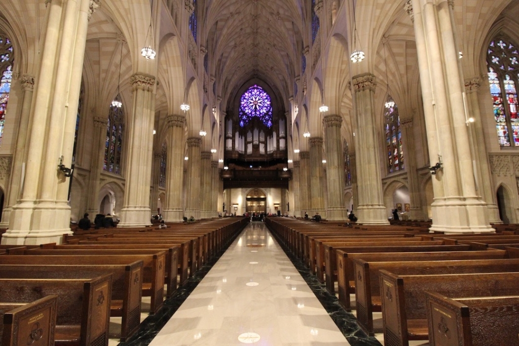 Vitraux de la cathédrale Saint Patrick à New York