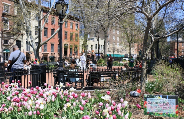 Christopher Park à Greenwich Village