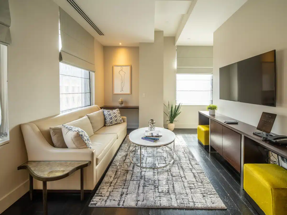 Intérieur d'un appartement de l'hôtel The Marmara Par Avenue