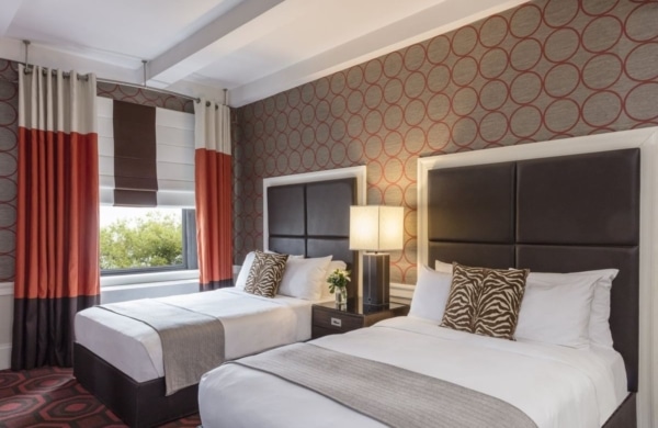 Vue sur une chambre double de l'hôtel the Empire